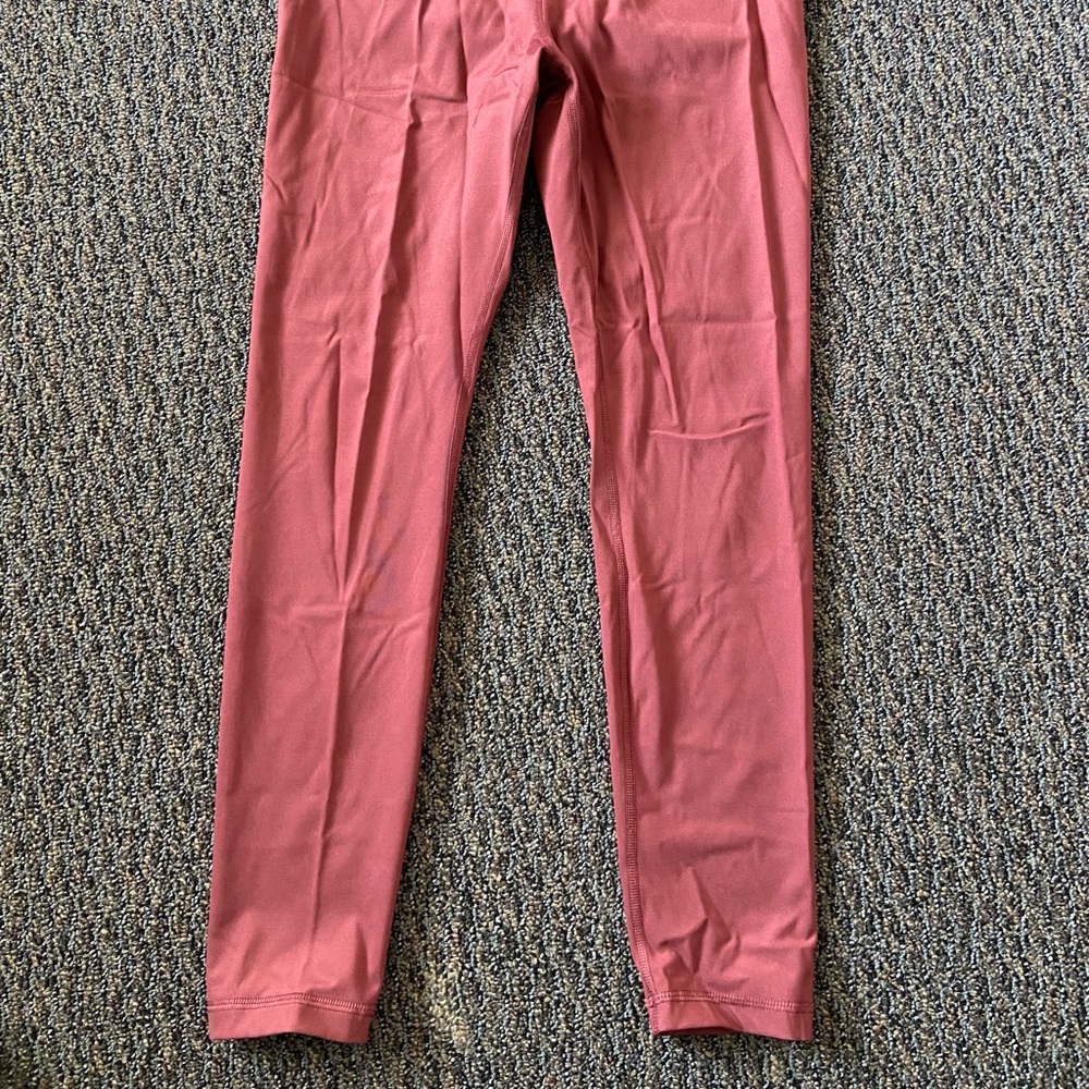 Burnt red leggings